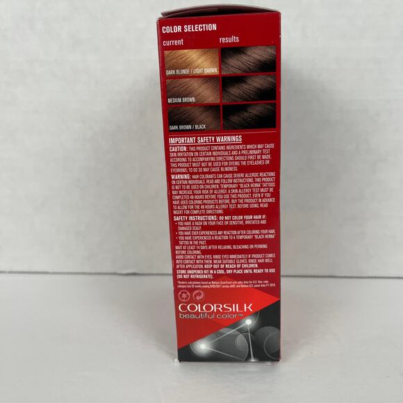 Revlon Colorsilk Hair Color Permanent 20 Brown Black Ammonia Free Keratin - Picture 6 of 6